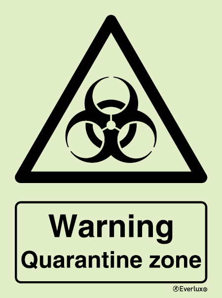 quarantine biohazard sign