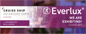 Everlux Maritime shall be exhibiting at the Cruise Ship Interiors Expo