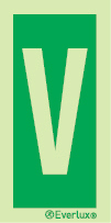 Letter V - IMO sign - S 04 1V