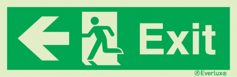 Exit sign - progress to the left | IMPA 33.4404 - S 04 40