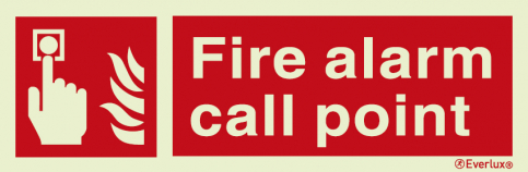 Fire alarm call point sign | IMPA 33.6142 - S 19 11