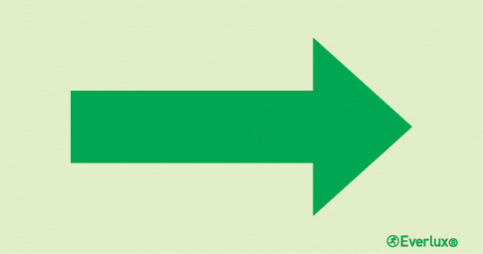 Primary means of escape directional arrow - IMO LLL sign - S 20 67