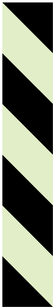Marking strip with black stripes - S 27 01