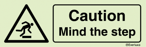 Caution mind the step sign | IMPA 33.7623 - S 30 83
