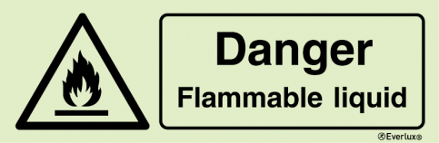 Danger flammable liquid sign | IMPA 33.7631 - S 31 65