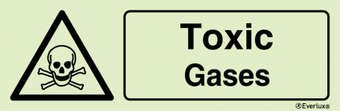 Toxic Gases sign - S 31 89
