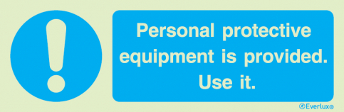 Personal protective equipment is provided|IMPA33.5678 - S 35 69
