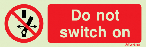 Do not switch on sign | IMPA 33.8552 - S 39 57