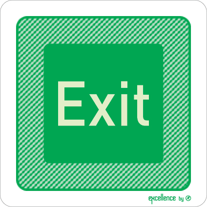 Exit sign - Excellence by Everlux for super yachts - S 43 27