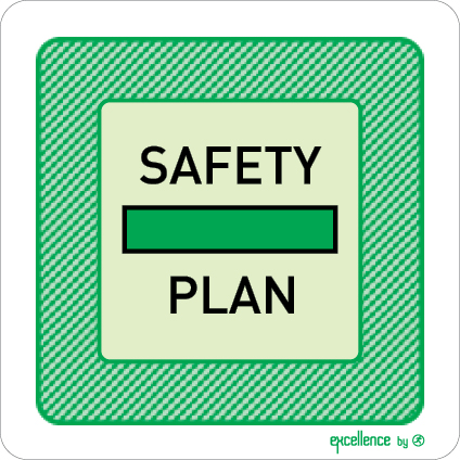 Safety plan IMO sign - Excellence by Everlux for super yachts - S 43 38