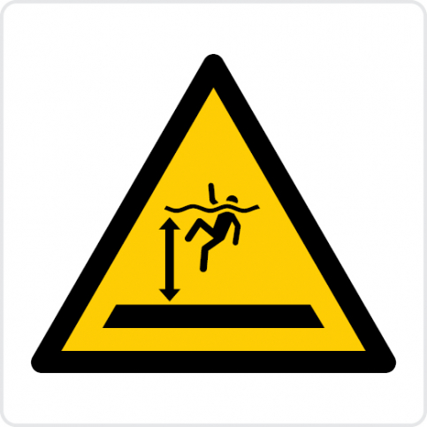 Deep water - warning sign - S 45 61