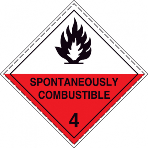 Substances liable to spontaneous combustion Class 4.2 | IMPA 33.2211 - S 55 22