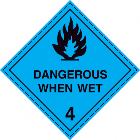 Substances which, in contact with water, emit flammable gases Class 4.3 | IMPA 33.2212 - S 55 23