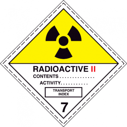 Radioactive material Category II - yellow | IMPA 33.2218 - S 55 30