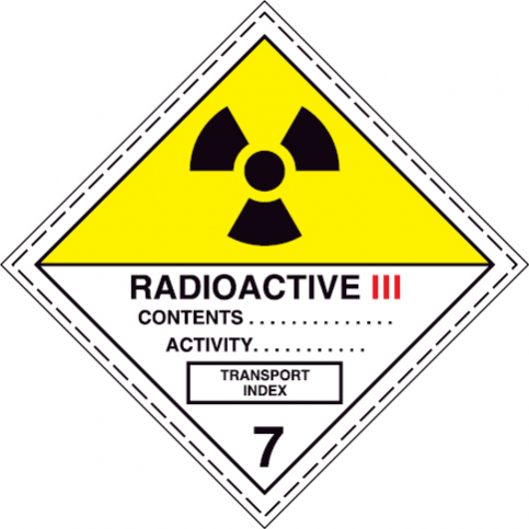 Radioactive material Category III - yellow | IMPA 33.2219 - S 55 31