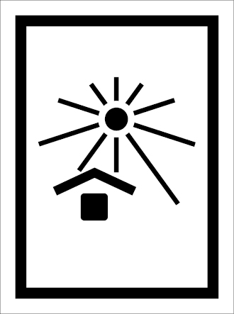 Keep away from sunlight sign - S 57 04